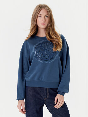 Guess Guess Bluza W5YQ07 KB681 Granatowy Regular Fit