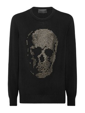 PHILIPP PLEIN PHILIPP PLEIN S dlhými rukávmi 2795 Čierna Regular Fit