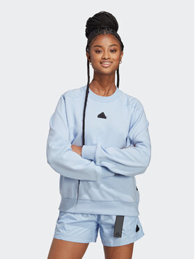 adidas adidas Світшот City Escape Loose Crew Sweatshirt IC0278 Голубий Loose Fit