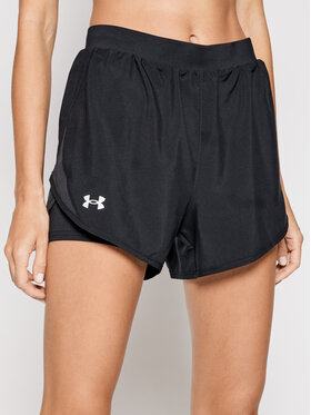 Under Armour Under Armour Športové kraťasy Ua Fly By 2.0 2-in-1 1356200 Čierna Slim Fit