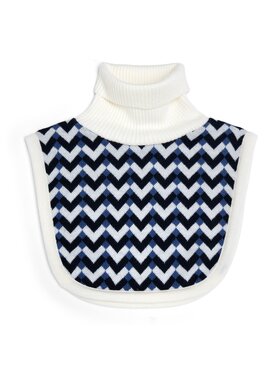 Kid story Kid story Komin KOMIN MERINO - CHEVRON Granatowy Regular Fit