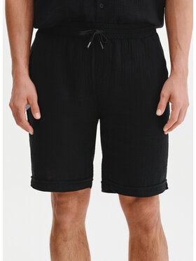 Pako Lorente Pako Lorente Szorty materiałowe P25SF-WS-012 Czarny Classic Fit