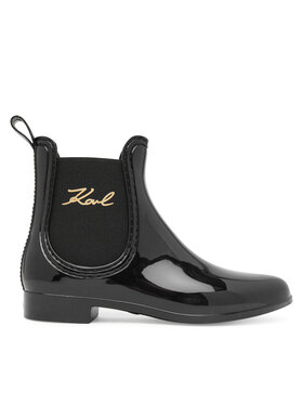 KARL LAGERFELD KARL LAGERFELD Гумени ботуши Kalosh II KL94775 Черен