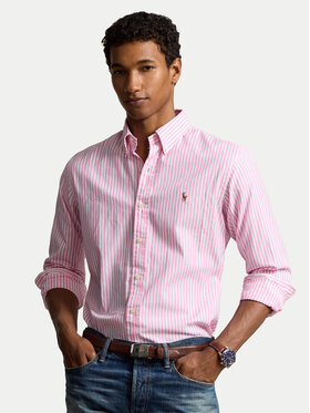 Polo Ralph Lauren Polo Ralph Lauren Krekls 710886462002 Rozā Custom Fit