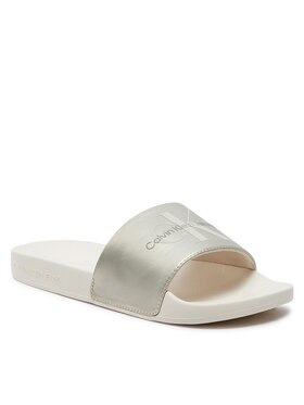 Calvin Klein Jeans Natikače Slide Ny Pearl YW0YW01243 Plava