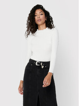 ONLY ONLY Blusa Emma 15180040 Bianco Slim Fit