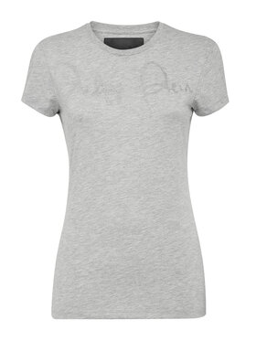 PHILIPP PLEIN PHILIPP PLEIN T-Shirt 4413 Szary Regular Fit