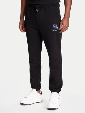 KARL LAGERFELD KARL LAGERFELD Spodnie dresowe 705113 553904 Czarny Loose Fit