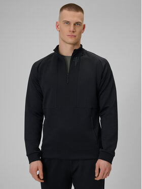 4F 4F Bluza techniczna ATHLETIC Czarny Regular Fit