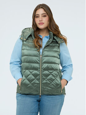 Fiorella Rubino Fiorella Rubino Giubbotto piumino F027L000062N025 Verde Regular Fit