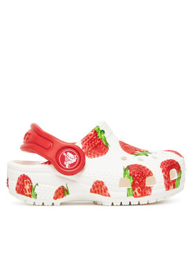 Crocs Crocs Ciabatte Toddler Classic Fresh Fruits Clog 211170 Bianco