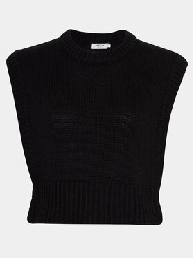 Moss Copenhagen Moss Copenhagen Telovnik Mschleatrice 17723 Črna Cropped Fit