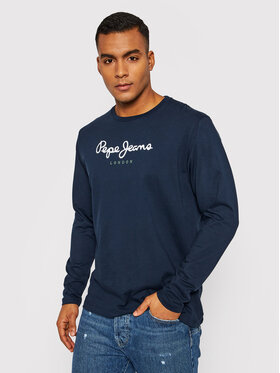 Pepe Jeans Pepe Jeans Longsleeve Eggo PM508209 Granatowy Regular Fit