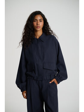 Le Songe Le Songe Kurtka bomber MARGO Granatowy Regular Fit