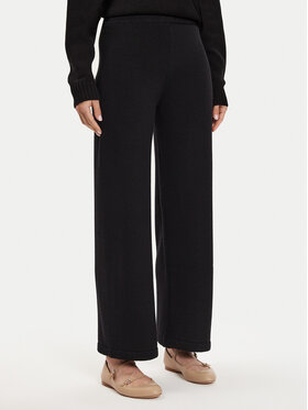 Max Mara Leisure Max Mara Leisure Πλεκτό παντελόνι Epopea 24263360 Μαύρο Relaxed Fit
