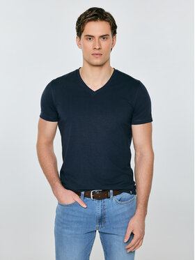 BIG STAR BIG STAR Koszula SUPICLASSICOV Granatowy Slim Fit