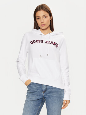 Guess Jeans Guess Jeans Sweatshirt W5RQ17 K68I4 Weiß Regular Fit