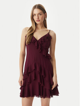 Morgan Morgan Коктейльна сукня 261-RDADOU Бордовий Regular Fit