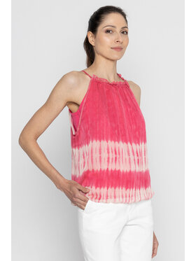 Deni Cler Milano Deni Cler Milano Top T-DC-0013-D2-20-33-1 Różowy Regular Fit