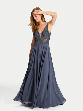 Hey Kyla Hey Kyla Официална рокля 5AG015HK Сив Regular Fit