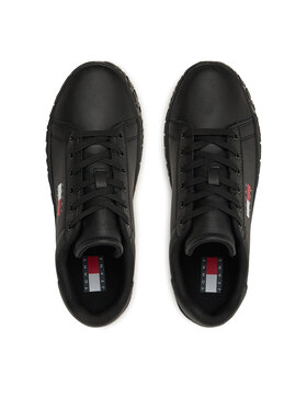 Tommy Jeans Superge Tjw Logo Outsole Sneaker Ess EN0EN02703 Črna