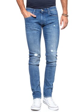 Lee Lee Jeansy LUKE Niebieski Slim Fit