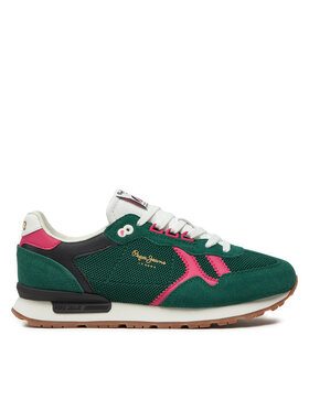 Pepe Jeans Pepe Jeans Снікерcи Brit Retro W PLS40008 Зелений