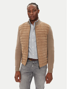 Milestone Milestone Кожено яке MSTurner 531624 60705 Бежов Regular Fit