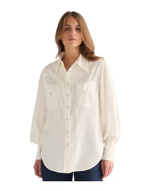 Wrangler Wrangler Koszula 112378142 Biały Comfortable Fit