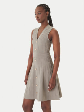 Guess Guess Strickkleid W6GK53 Z0658 Grün Regular Fit