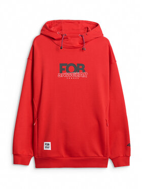 4F 4F Bluza FOB Czerwony Loose Fit
