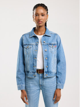 BIG STAR BIG STAR Kurtka jeansowa JOSEPHINE Niebieski Basic Fit