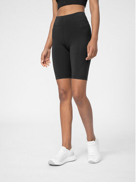 4F 4F Biciklističke kratke hlače 4FSS23TFSHF139 Crna Slim Fit
