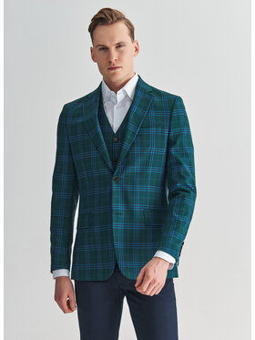 Pako Lorente Pako Lorente Marynarka P22SP-3X-006 Zielony Slim Fit