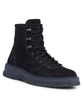 Tommy Hilfiger Tommy Hilfiger Puszābaki Th Everyday Class W Suede Hooks FM0FM04762 Zils