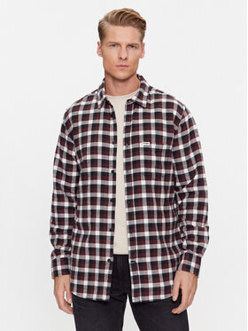 Wrangler Wrangler Košile 112341071 Hnědá Relaxed Fit
