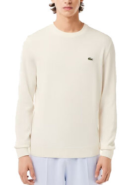 Lacoste Lacoste Sweter AH0128 Beżowy Regular Fit