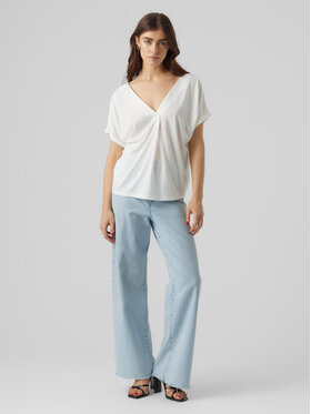 Vero Moda Vero Moda Halenka Flia 10288373 Bílá Wide Fit