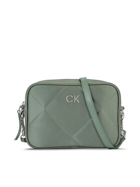 Calvin Klein Calvin Klein Borsetta Re-Lock Quilt Camera Bag - Satin K60K611535 Verde