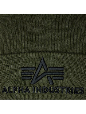 Alpha Industries Kapa 3D Beanie 168910 Zelena