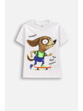 Coccodrillo Coccodrillo T-Shirt WC6143217VBB-001 Beżowy Regular Fit