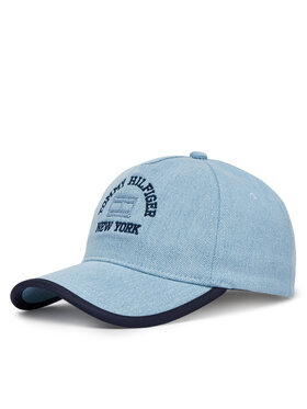 Tommy Hilfiger Tommy Hilfiger Шапка с козирка Flag SummerrAW0AW18892 Син