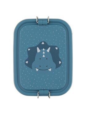 Trixie Baby Trixie Baby Lunchbox Mały stalowy lunch box - Triceratops Niebieski