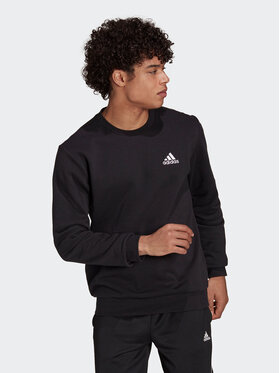 adidas adidas Bluza Essentials Fleece Sweatshirt GV5295 Czarny Regular Fit