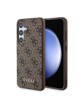 Guess Guess Etui na telefon S24 Brązowy