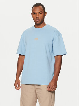 HUGO HUGO T-krekls Nalono 50509776 Gaiši zila Relaxed Fit