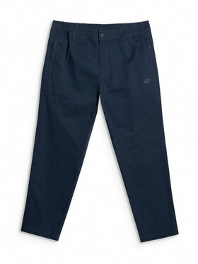 4F 4F Pantaloni di tessuto LAKESIDE ESCAPE Blu scuro Regular Fit