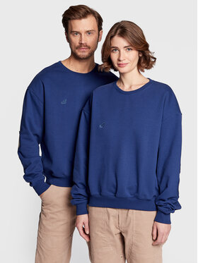 Leeves Leeves Jopa Unisex Paisley Mornarsko modra Boxy Fit