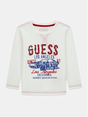 Guess Kids Guess Kids T-Shirt 177379 Biały Classic Fit