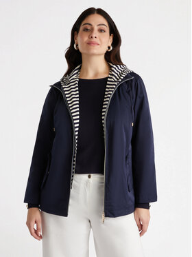 Fiorella Rubino Fiorella Rubino Cappotto F388T001277N034 Blu A-Line Fit